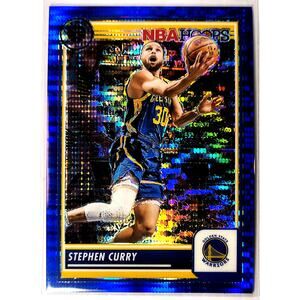 2023-24 NBA Hoops Premium Stock STEPHEN CURRY #192 Blue Pulsar Prizm 60/75